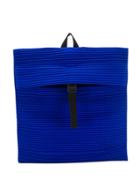 Homme Plissé Issey Miyake Pleated Flat Backpack - Blue
