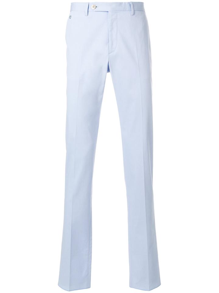 Salvatore Ferragamo Classic Slim-fit Trousers - Blue
