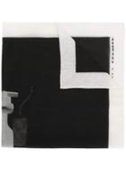 Rick Owens Drkshdw Designer Printed Scarf - Black