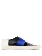 Gloria Coelho Panelled Slip-on Sneakers - Blue