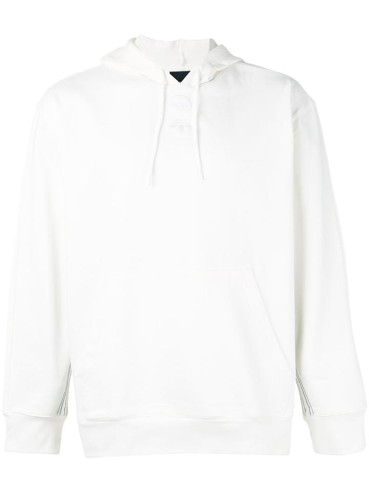 Adidas Originals By Alexander Wang - Logo Hoodie - Unisex - Cotton - M, White, Cotton