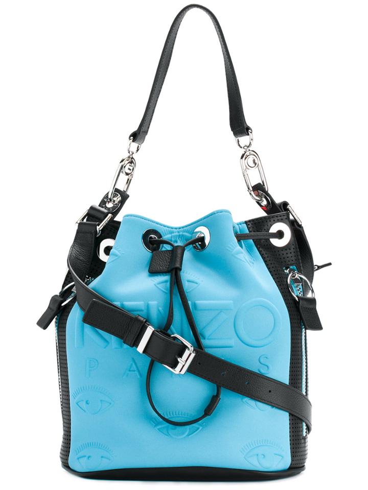 Kenzo Kombo Bucket Tote - Blue