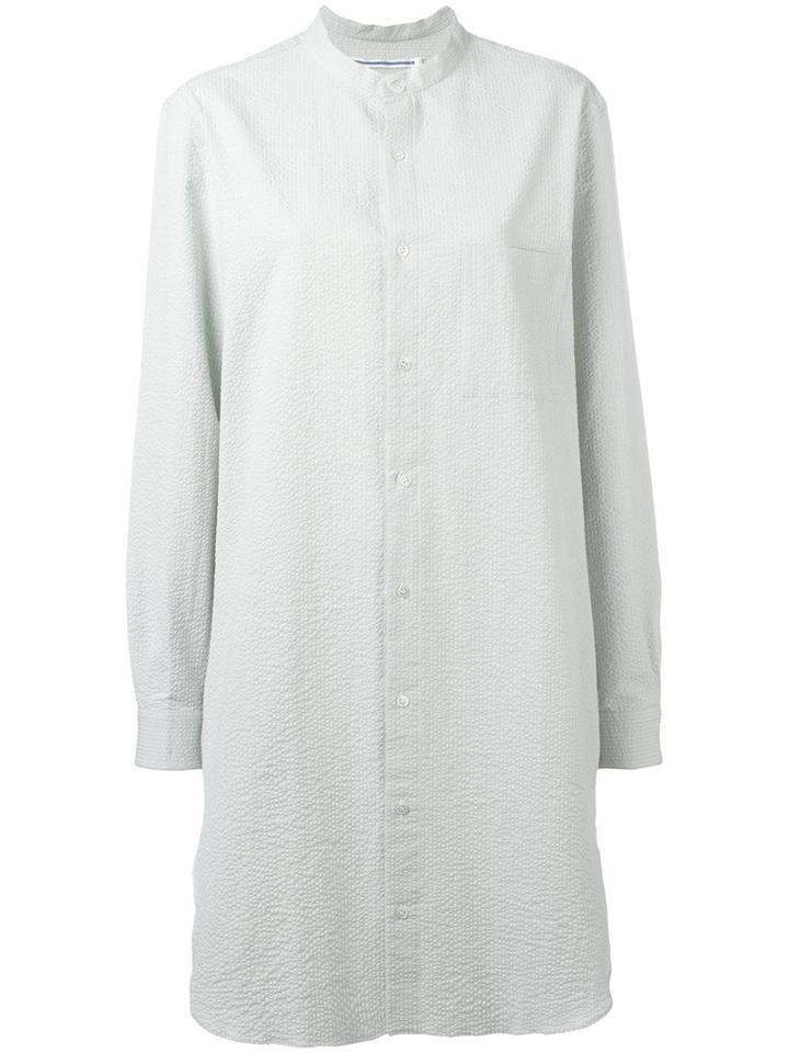 Cristaseya Midi Shirt Dress, Women's, Size: Large, Grey, Cotton
