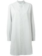 Cristaseya Midi Shirt Dress, Women's, Size: Large, Grey, Cotton