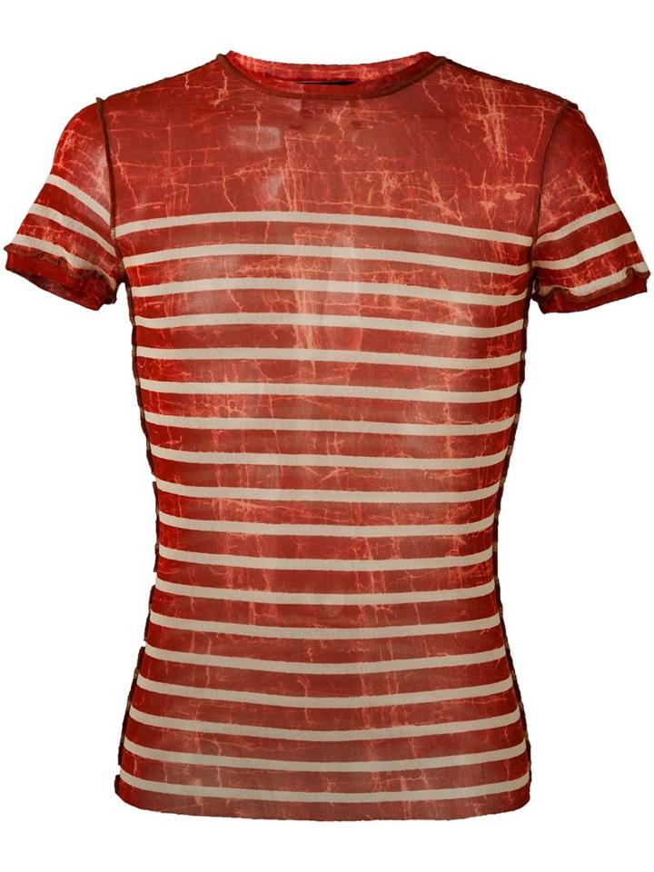 Jean Paul Gaultier Vintage Striped Sheer T-shirt