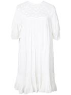 Ulla Johnson Embroidered Shift Dress - White