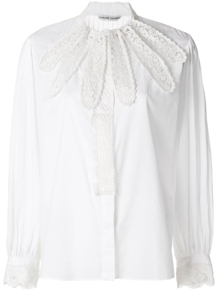 Tsumori Chisato Embroidered Fitted Shirt - White