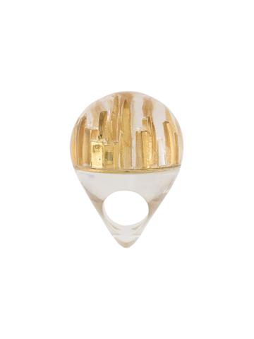 Catalina D'anglade Big Apple Ring - Nude & Neutrals