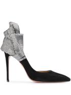 Aquazzura Embellished Bow Pumps - Black