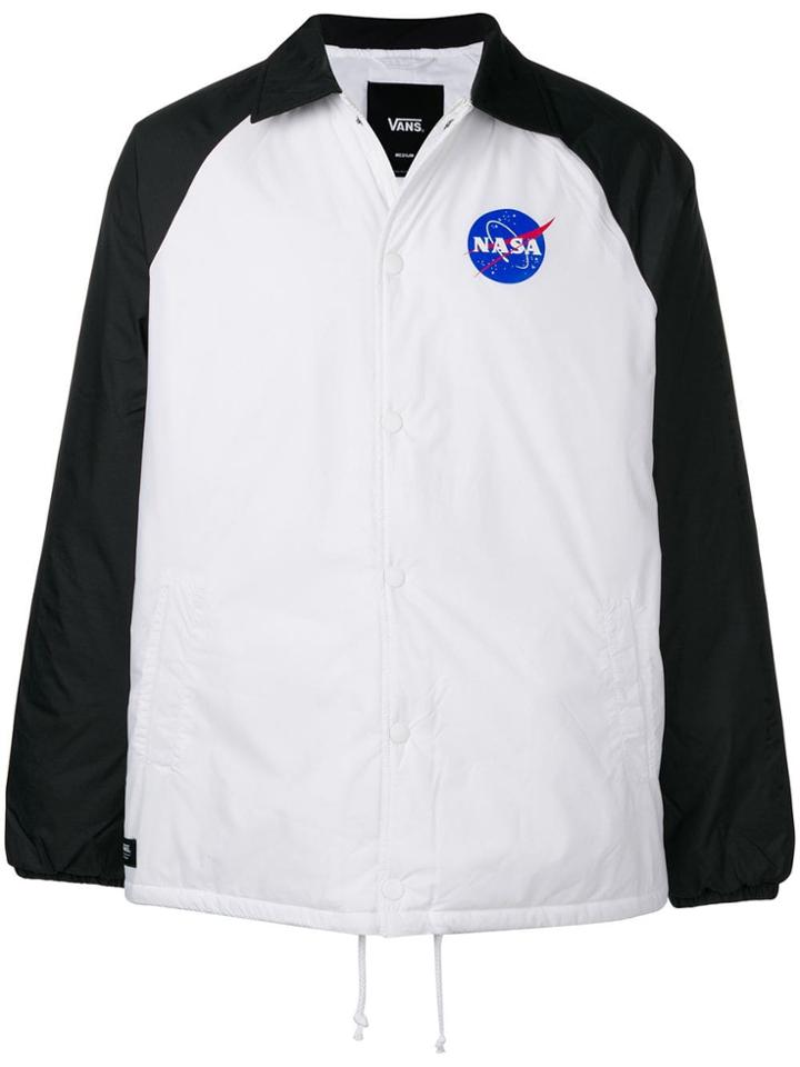 Vans Nasa Print Bomber Jacket - White