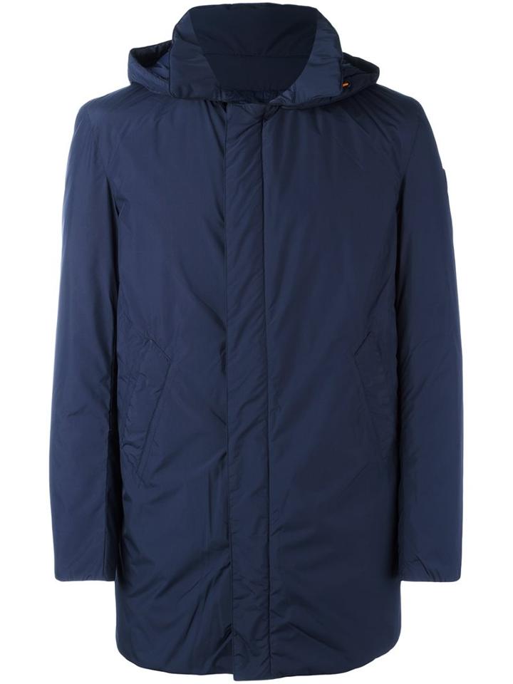 Save The Duck Hooded Padded Coat, Men's, Size: Xl, Blue, Polyester/nylon