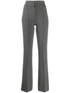 Tommy Hilfiger Monogram Flared Trousers - Grey