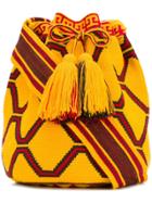 Naledi Geometric Pattern Bag - Yellow & Orange