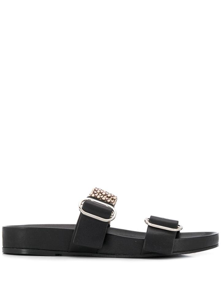 Stuart Weitzman Bambina Shalene Sandals - Black
