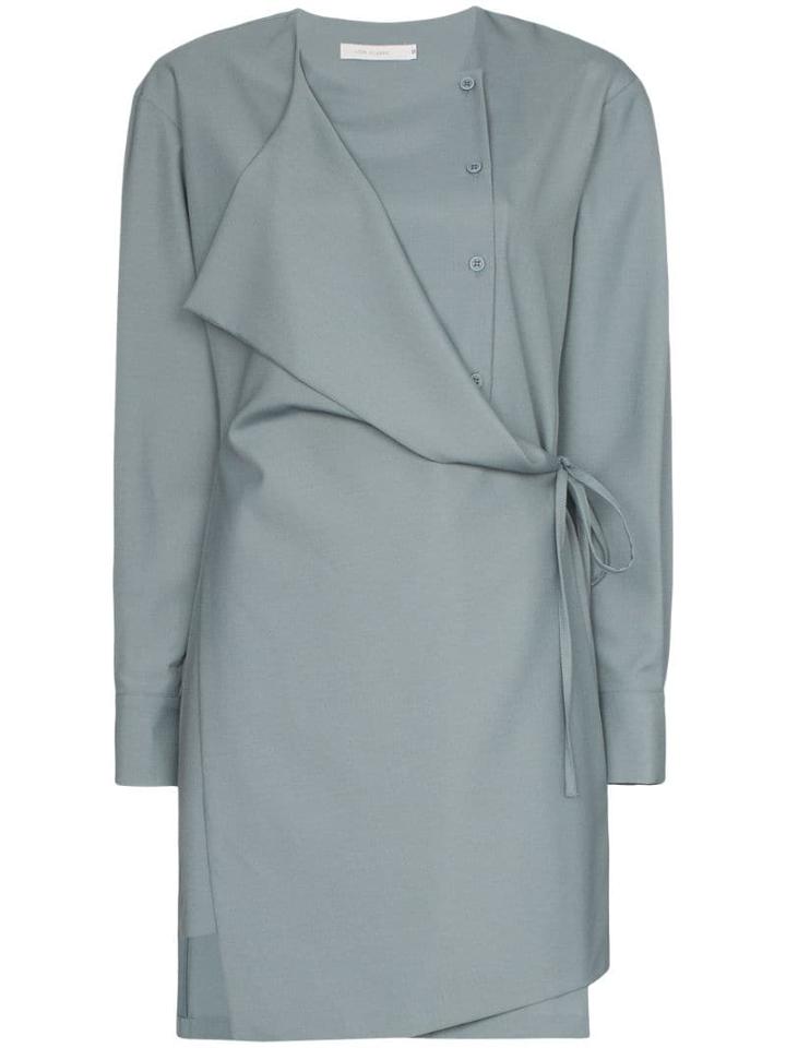 Low Classic 2-way Shirt Dress - Blue
