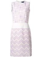 Jean Louis Scherrer Pre-owned Woven Sleeveless Dress - White