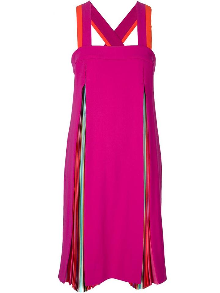 Mary Katrantzou Acer Dress, Women's, Size: 12, Pink/purple, Triacetate/polyester