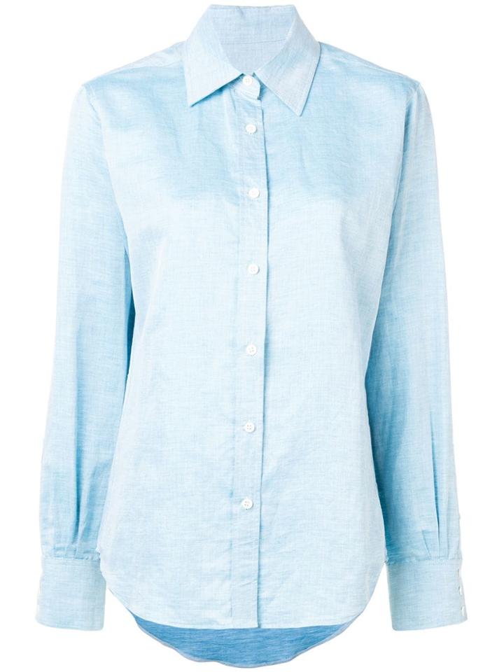 Holland & Holland Pointed Collar Shirt - Blue