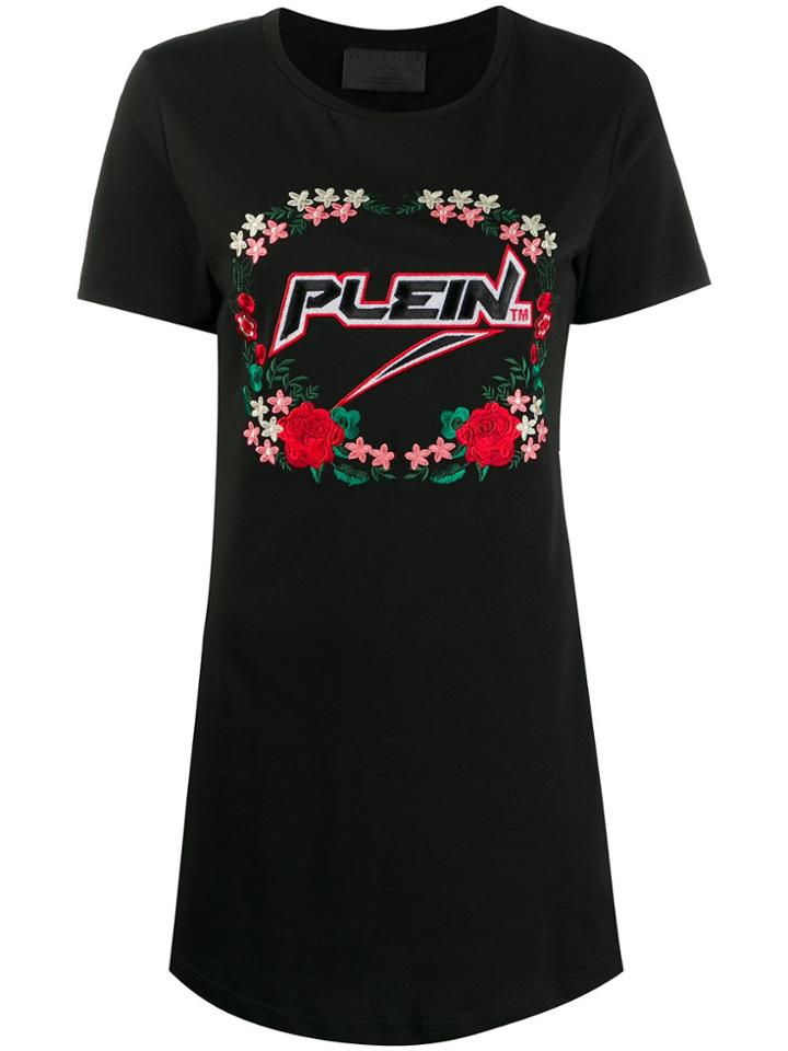 Philipp Plein Space Plein T-shirt Dress - Black