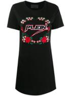 Philipp Plein Space Plein T-shirt Dress - Black