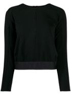 Armani Exchange Logo Waistband Jumper - Black