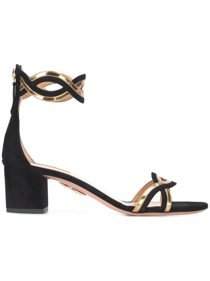 Aquazzura Moon Ray Sandals - Black