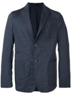 Giorgio Armani - Two-button Blazer - Men - Cotton/mulberry Silk - 52, Blue, Cotton/mulberry Silk