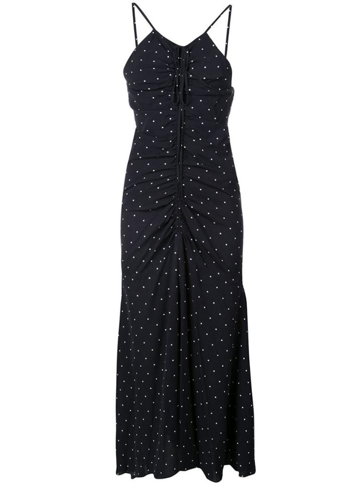 Alice Mccall Polka Dot Printed Dress - Black