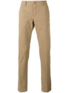 Jacob Cohen Chino Trousers, Men's, Size: 38, Brown, Cotton/spandex/elastane