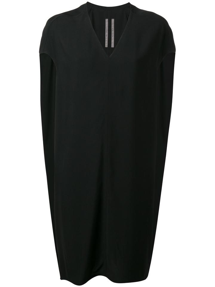 Rick Owens Floating Dress, Women's, Size: 42, Black, Viscose/acetate