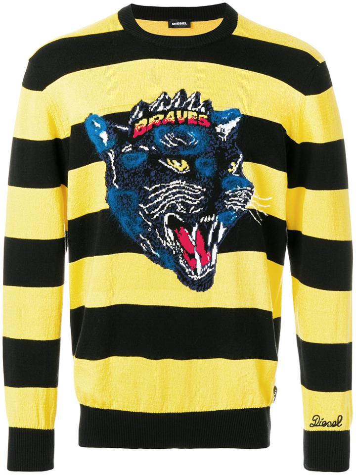 Diesel K-panthy Sweater - Yellow & Orange