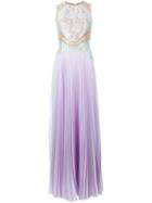 Christopher Kane Floral Lace Pleated Gown