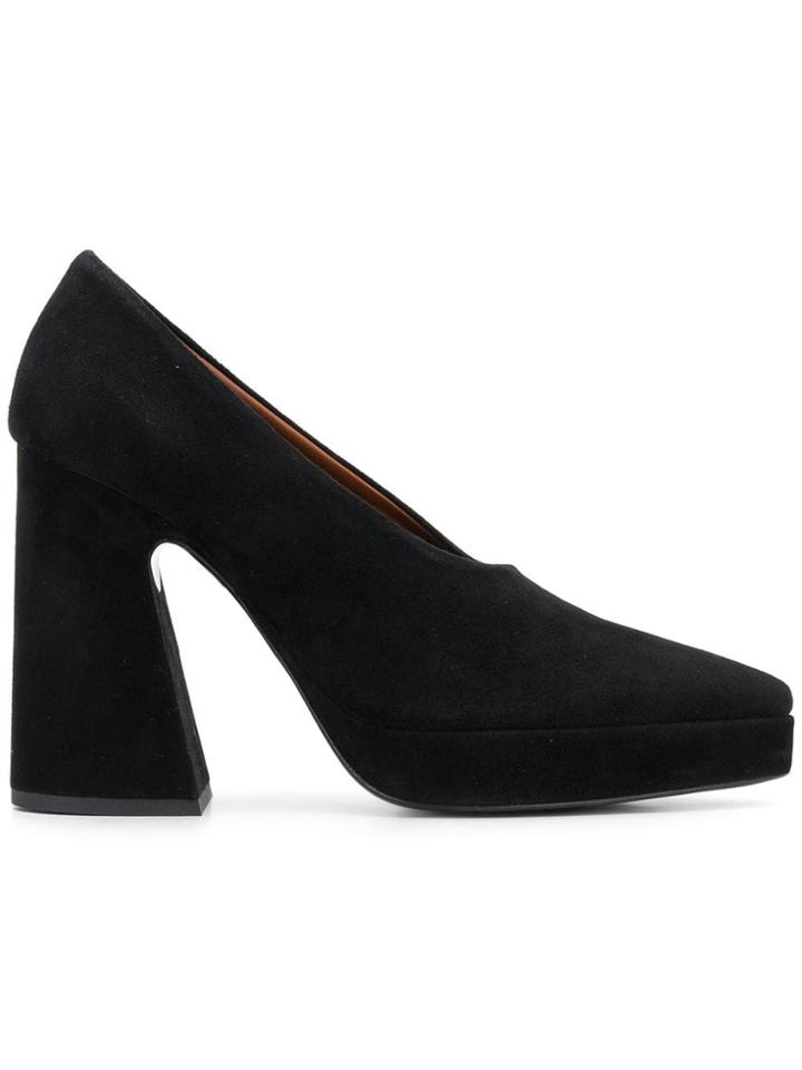 Proenza Schouler Platform Heel Pumps - Black