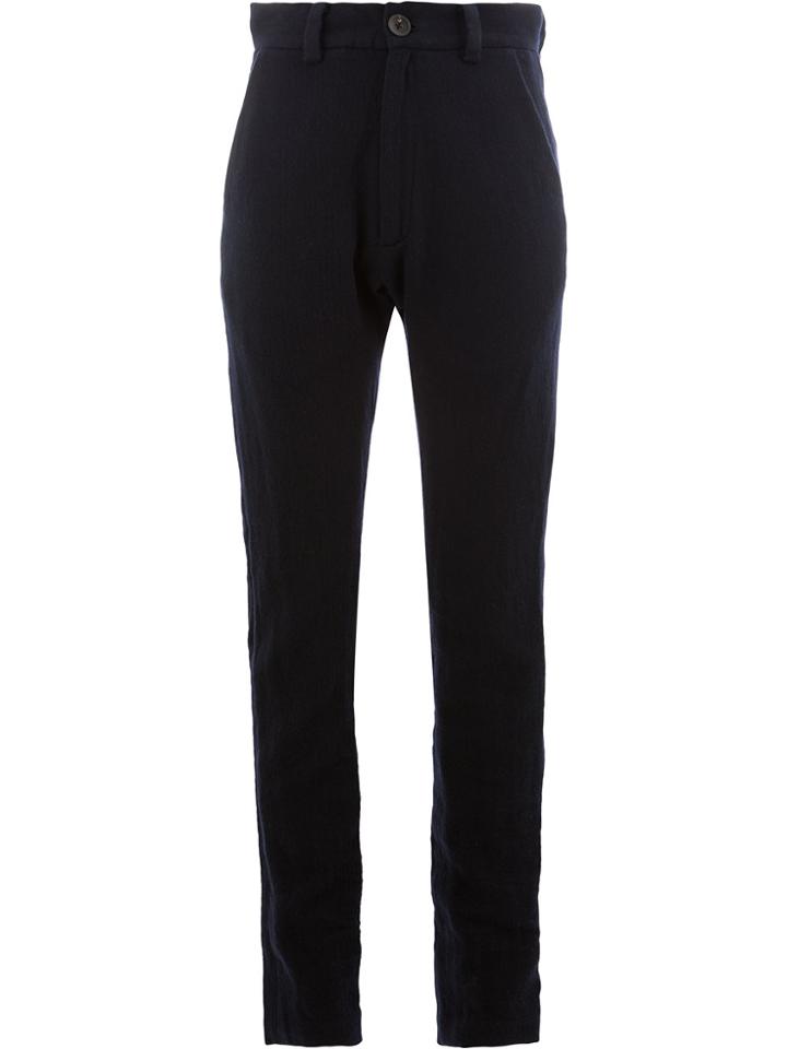 Geoffrey B. Small Slim Fit Trousers - Blue