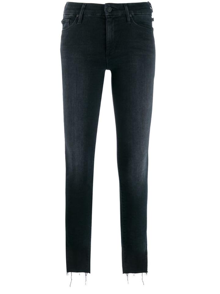 Mother Slim Fit Jeans - Black