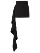 Giuliana Romanno Straight Skirt, Women's, Size: 36, Black, Polyester/acetate