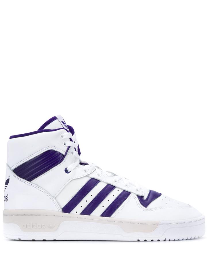 Adidas Ankle Lace-up Sneakers - White