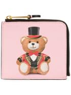 Moschino Teddy Print Wallet - Pink