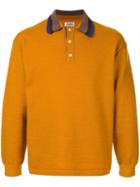 Coohem Tech Knit Polo Jumper - Yellow