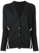 Lanvin V-neck Cardigan, Women's, Size: Large, Black, Wool
