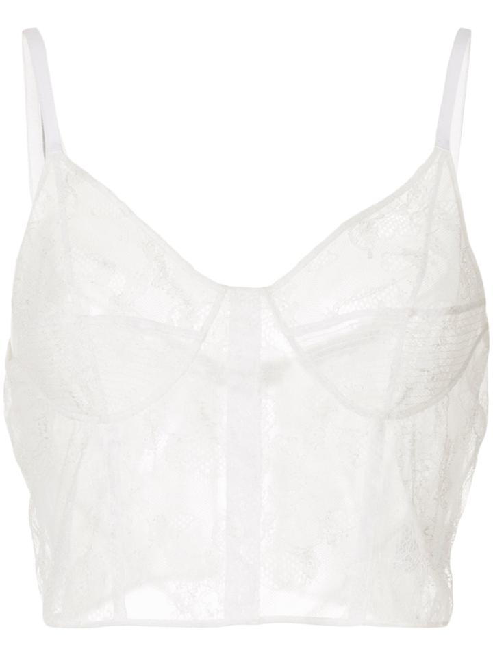 Olivier Theyskens Lace Camisole - White