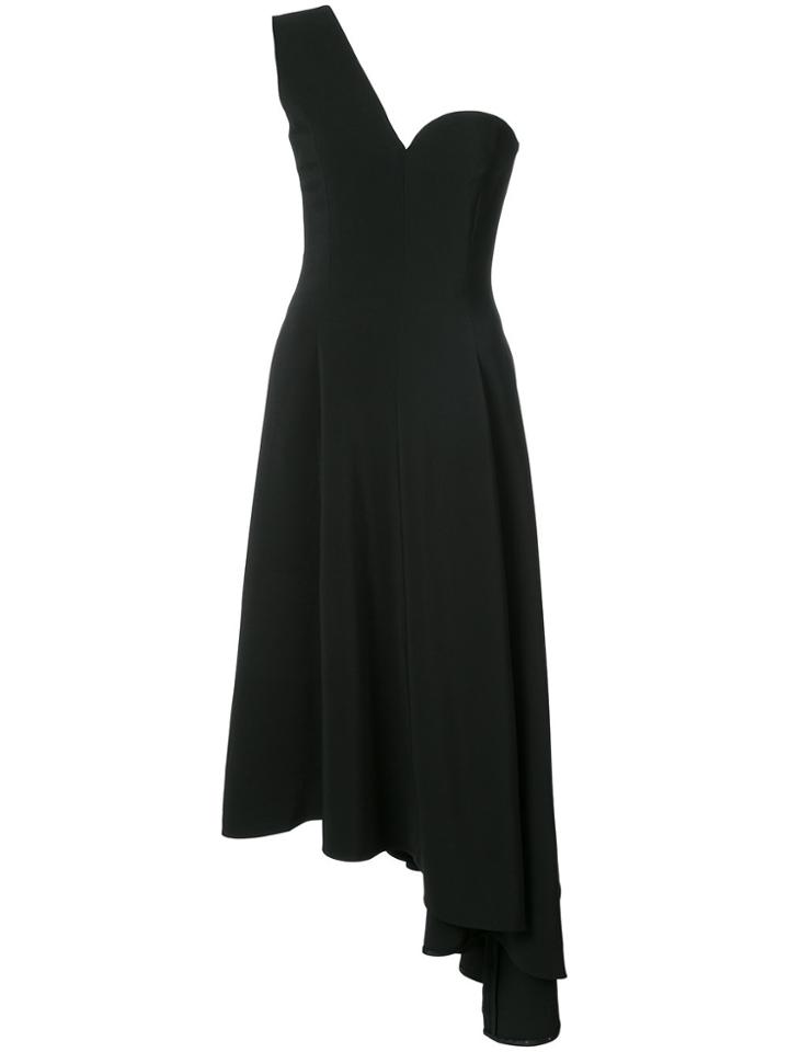 Rosetta Getty One Shoulder Dress - Black