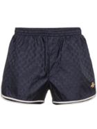 Gucci Gg Monogram Swim Shorts - Blue
