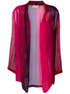 Versace Pre-owned 1990's Dégreadé Sheer Top - Pink