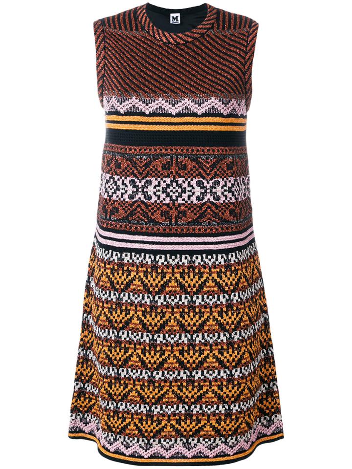 M Missoni Patterned A-line Dress - Multicolour