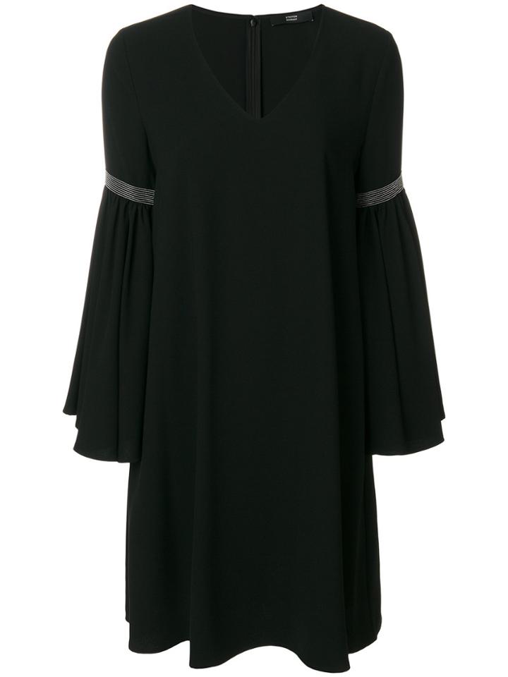 Steffen Schraut Stitch Detail Shift Dress - Black