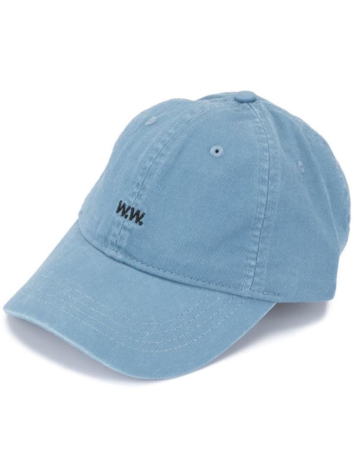 Wood Wood Low Profile Cap - Blue