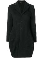 Comme Des Garçons Textured Coat - Black
