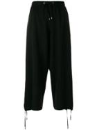 Wunderkind Cropped Track Pants - Black