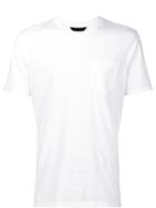 Wings+horns Pocket T-shirt, Men's, Size: Large, White, Cotton